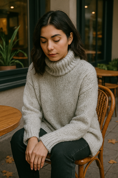 Greta™ | Suéter de cuello alto